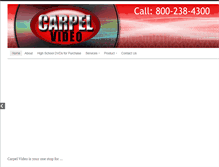 Tablet Screenshot of carpelvideoonline.com